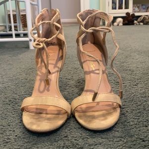Heels with ankle strap